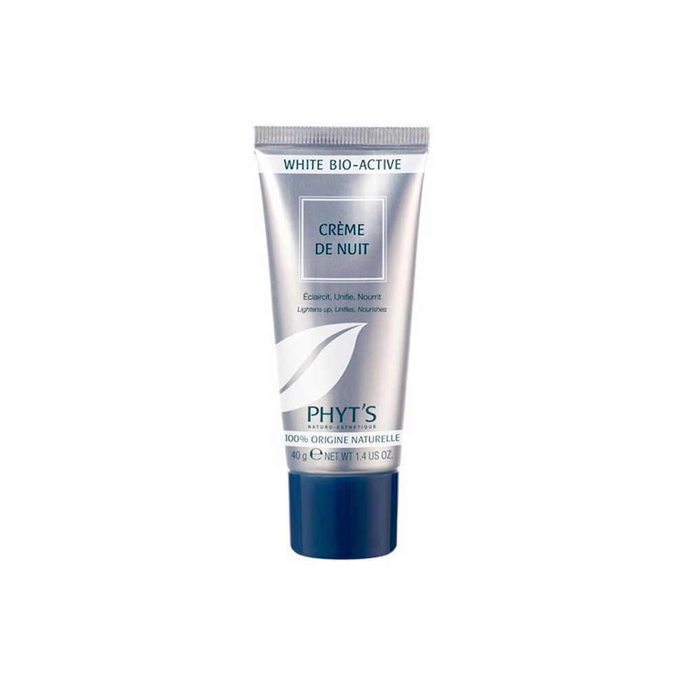 Crema de noche White Bio-Active "Crème de nuit éclaircissante" Tubo 40 g